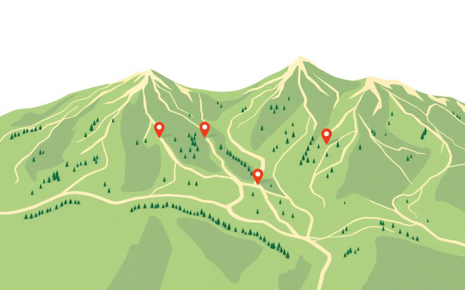 Interactive map preview